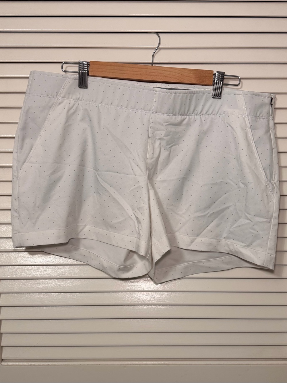 Under Armour White polka dot Athletic Shorts